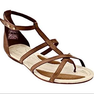 NEW Patagonia Leather Bandha Criss-Cross Sandals